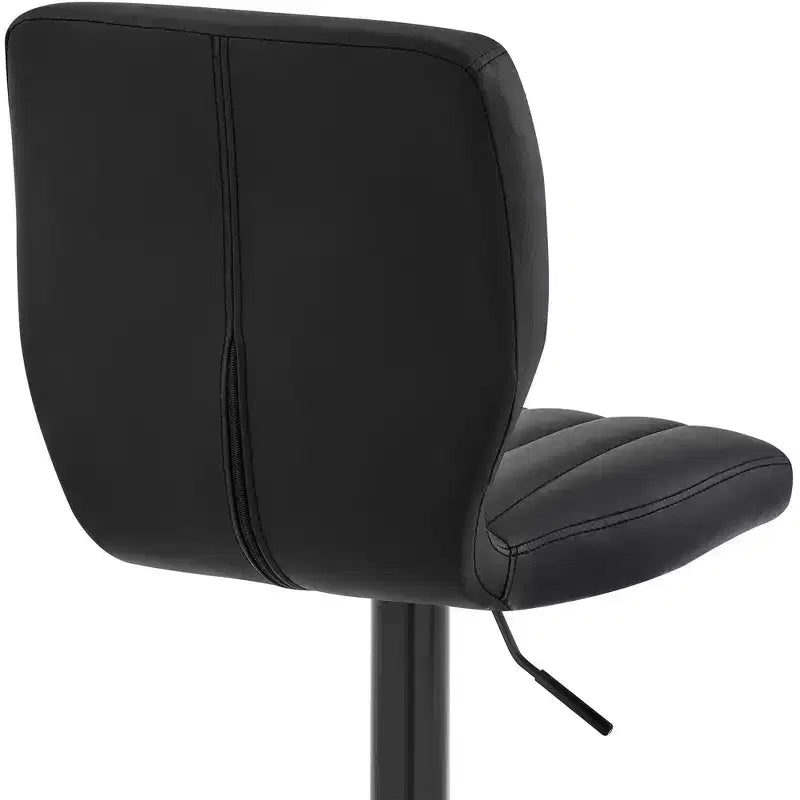Tabouret de bar réglable Bardot en similicuir et finition métal - Armen Living