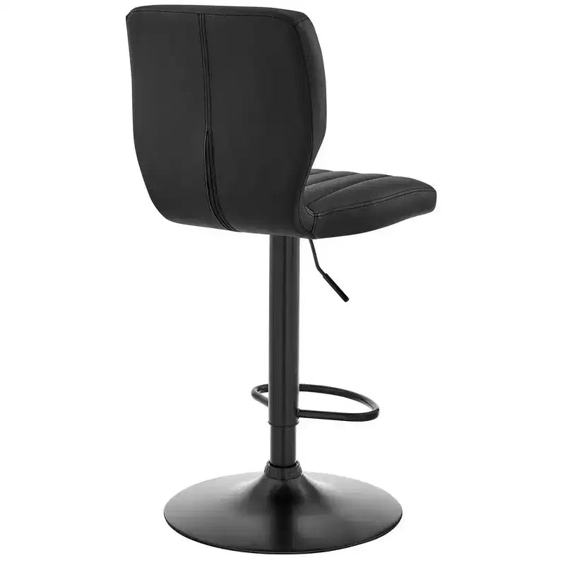 Tabouret de bar réglable Bardot en similicuir et finition métal - Armen Living
