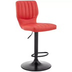 Tabouret de bar réglable Bardot en similicuir et finition métal - Armen Living
