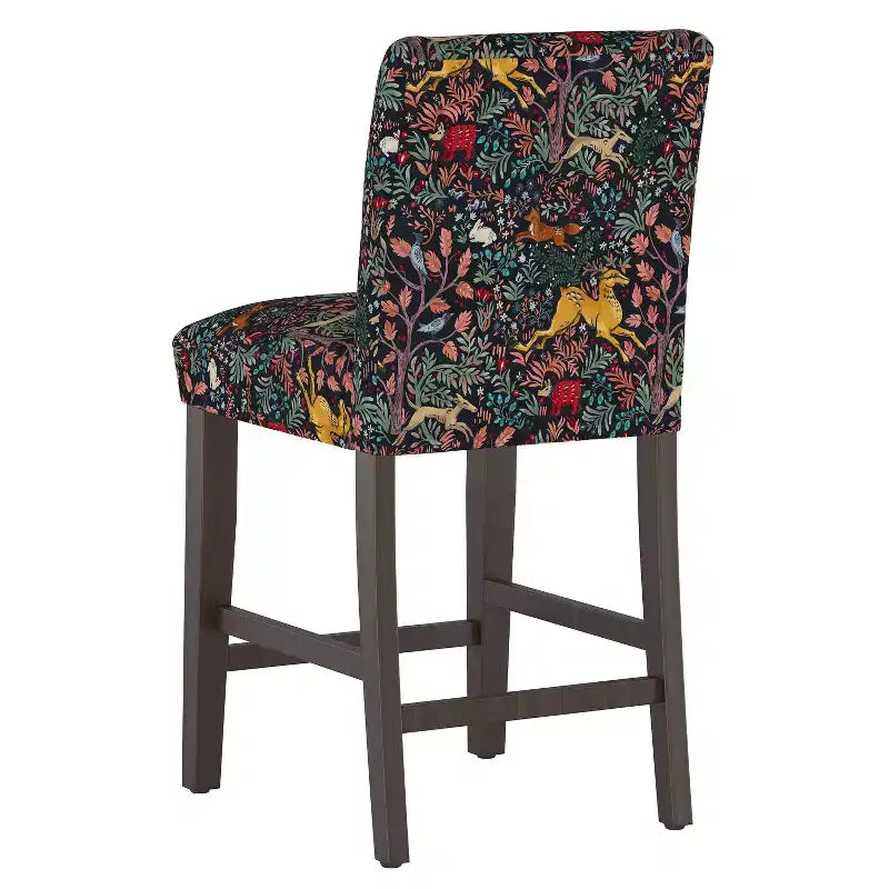 Tabouret de bar hauteur comptoir à motifs Skyline Furniture Hendrix