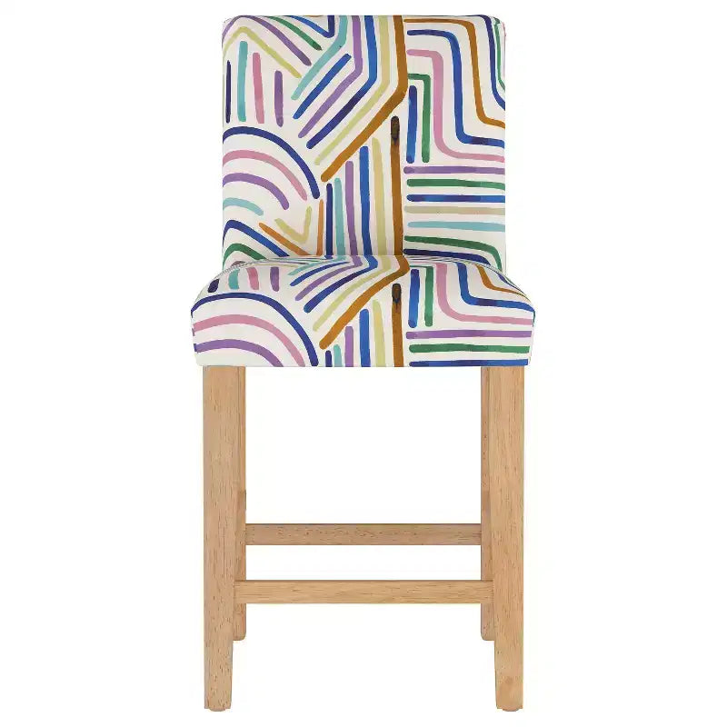 Tabouret de bar hauteur comptoir à motifs Skyline Furniture Hendrix