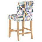 Tabouret de bar hauteur comptoir à motifs Skyline Furniture Hendrix