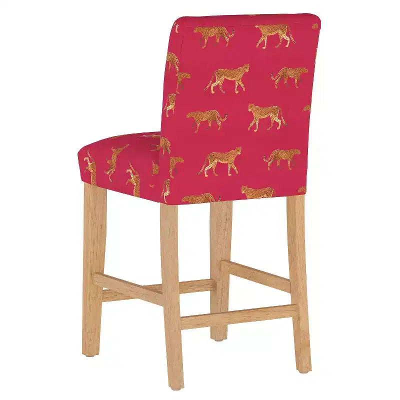 Tabouret de bar hauteur comptoir à motifs Skyline Furniture Hendrix