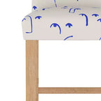 Tabouret de bar hauteur comptoir à motifs Skyline Furniture Hendrix