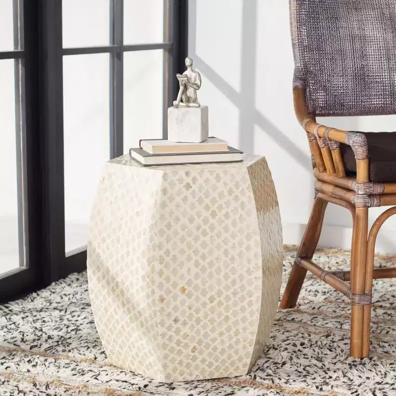 Table d'appoint Rylie - ACC1803A - Blanc - Safavieh