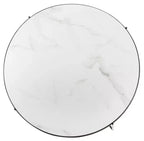 Table basse ronde Wrena - Blanc/Noir - Safavieh
