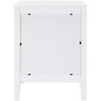Table de chevet 2 tiroirs Tegan - NST5004 - Blanc - Safavieh