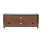 Meuble TV Merrick Lane style porte de grange 150 cm pour téléviseur jusqu'à 65 po