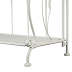 Étagère de Boulanger Pliable Haute à 5 Niveaux en Métal Décoratif pour Intérieur/Extérieur - Or ou Blanc - Roche River Decor