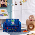 Canapé convertible 2 en 1 pour enfants Costway, chaise longue dépliable