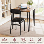 Ensemble table de cuisine et chaises pour salle à manger - 3 pièces