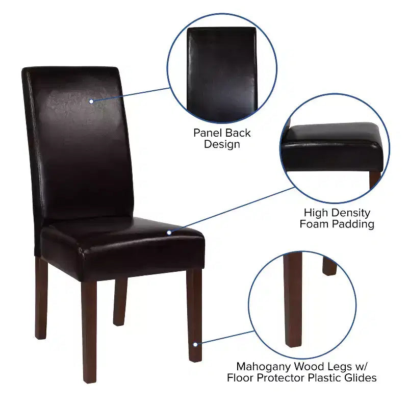 Lot de 4 chaises Parsons Flash Furniture de la série Greenwich
