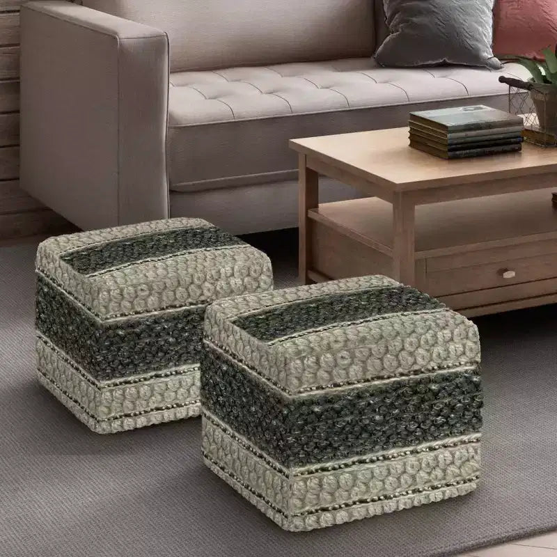 Pouf carré Heyfield - WyndenHall