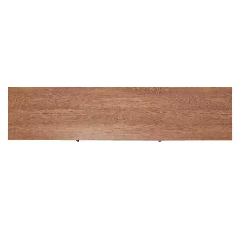 Meuble TV Emma et Oliver pour téléviseurs jusqu'à 80 pouces - Console média 65 pouces avec portes vitrées classiques et 3 étagères réglables