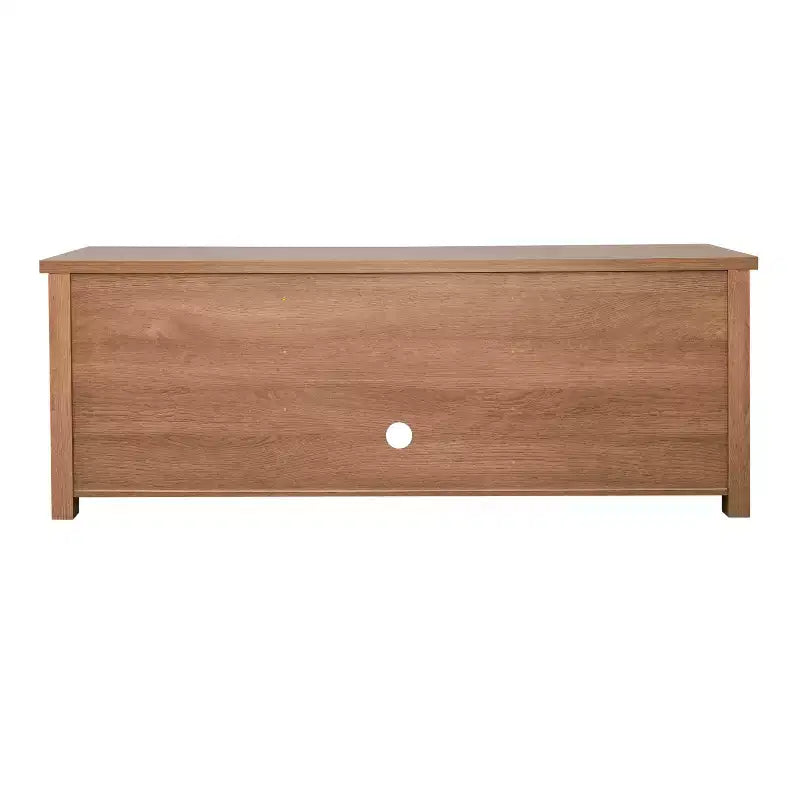 Meuble TV Emma et Oliver pour téléviseurs jusqu'à 80 pouces - Console média 65 pouces avec portes vitrées classiques et 3 étagères réglables