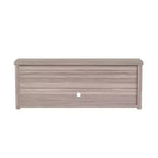 Meuble TV Emma et Oliver pour téléviseurs jusqu'à 80 pouces - Console média 65 pouces avec portes vitrées classiques et 3 étagères réglables