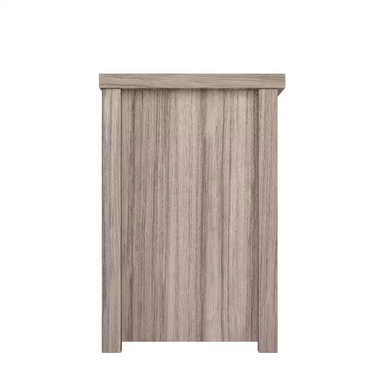 Meuble TV Emma et Oliver pour téléviseurs jusqu'à 80 pouces - Console média 65 pouces avec portes vitrées classiques et 3 étagères réglables