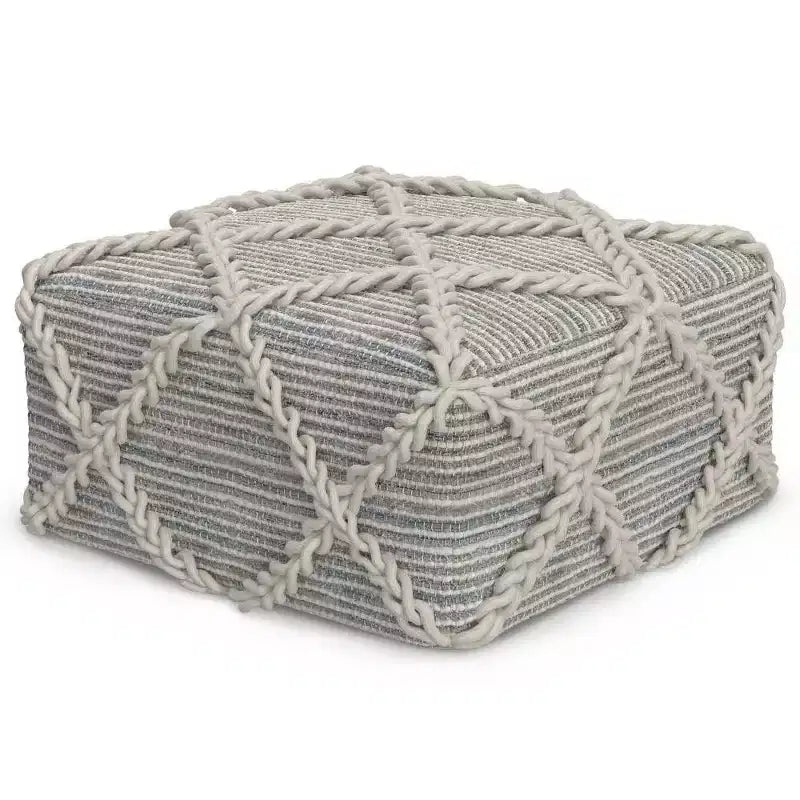 Pouf carré Woodley - WyndenHall