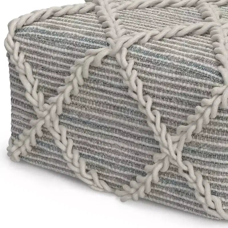 Pouf carré Woodley - WyndenHall