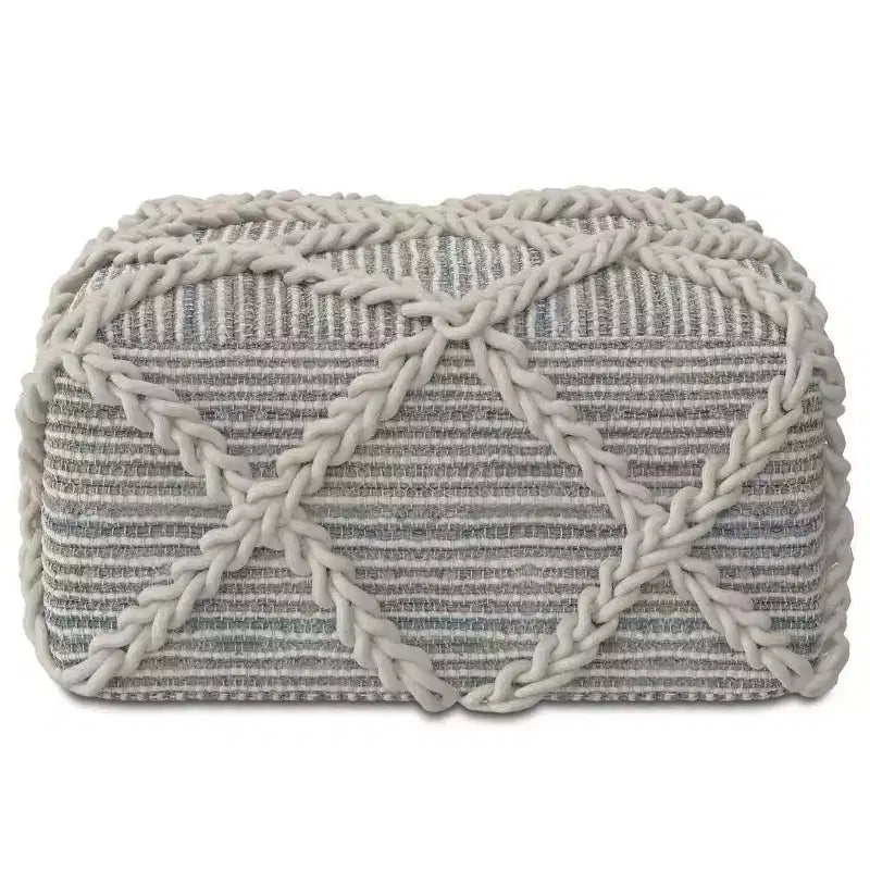 Pouf carré Woodley - WyndenHall