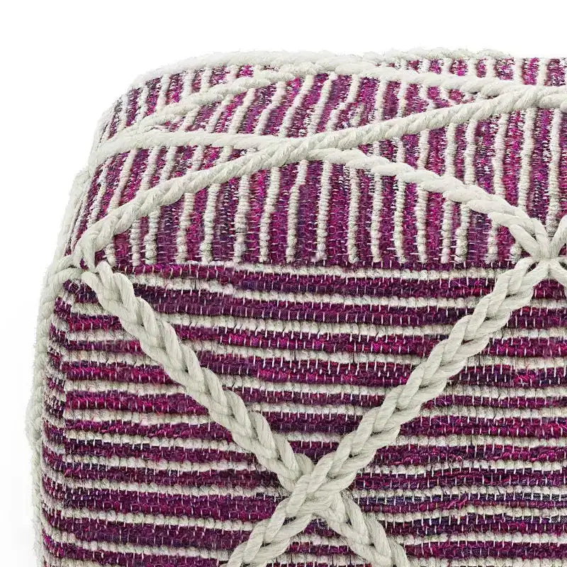 Pouf carré Woodley - WyndenHall