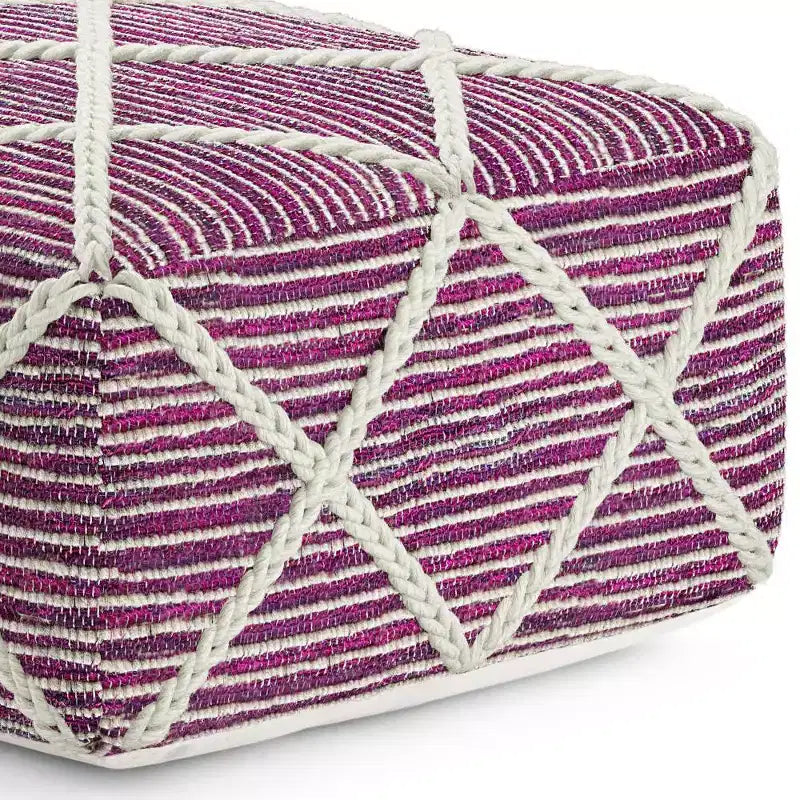 Pouf carré Woodley - WyndenHall