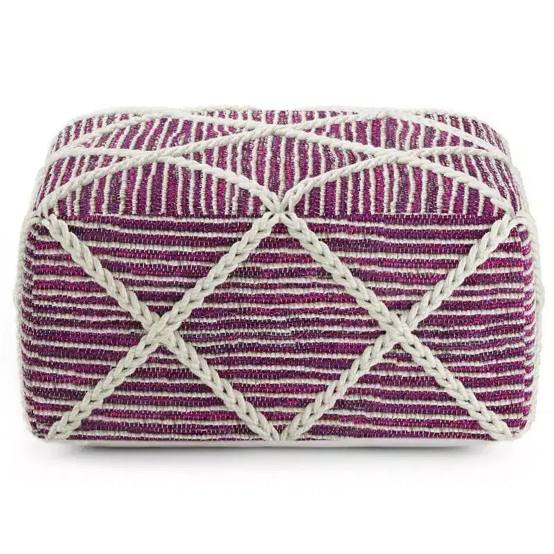 Pouf carré Woodley - WyndenHall