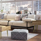 Pouf carré Woodley - WyndenHall
