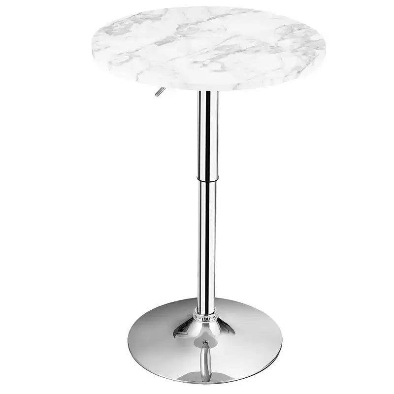 Table de bistrot ronde Costway, hauteur réglable, pivotante à 360 degrés
