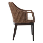 SAFAVIEH Duyen Chaise de salle à manger multicolore/marron - 23 x 23,3 x 34 - 23Lx23Px34H