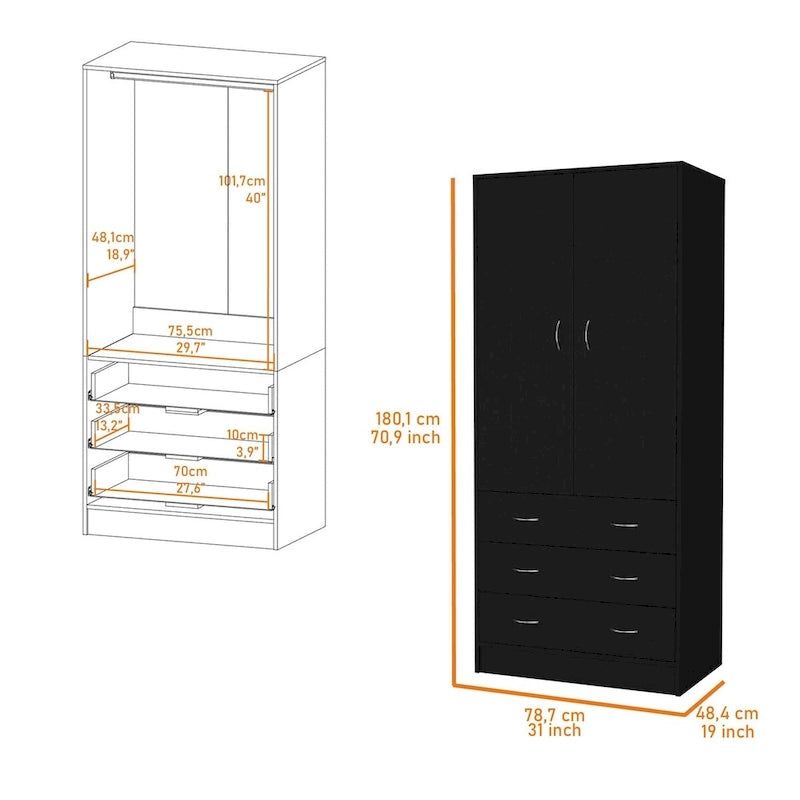 Armoire Prescott - Blanche