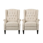 Fauteuils inclinables en tissu touffeté Walter (lot de 2) par Christopher Knight Home