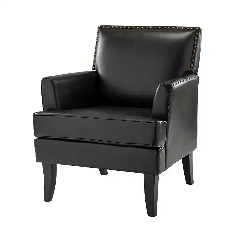 Fauteuil d'appoint rembourré en bois celadon | ART OF LIVING DESIGNS