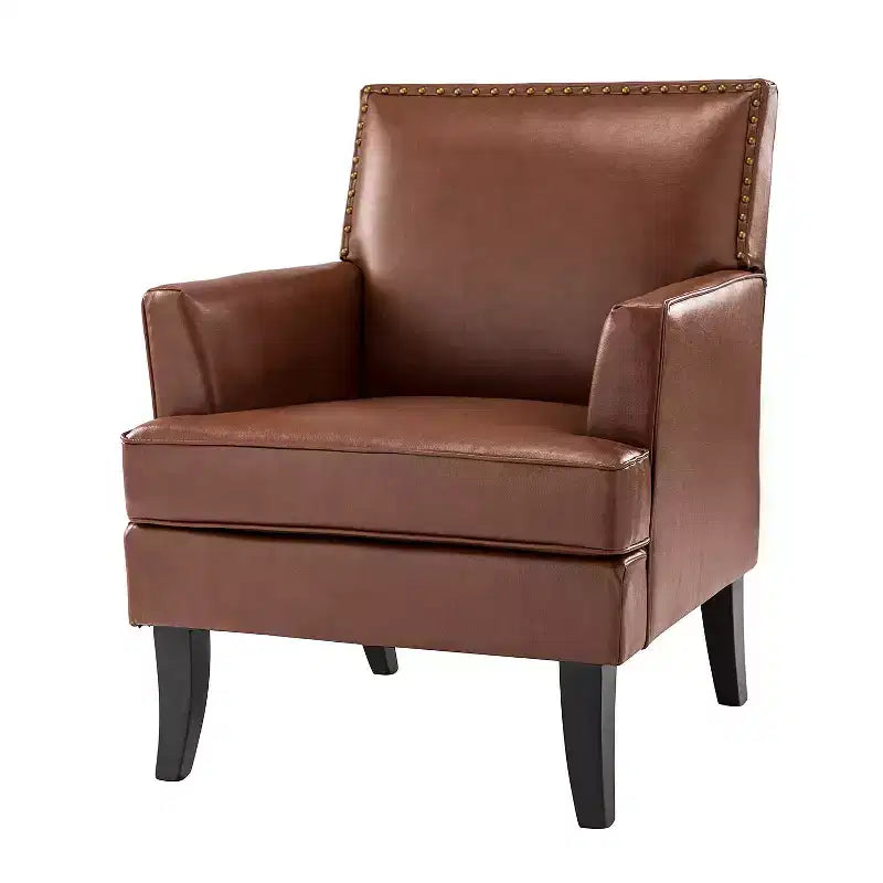 Fauteuil d'appoint rembourré en bois celadon | ART OF LIVING DESIGNS