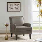 Fauteuil d'appoint rembourré en bois celadon | ART OF LIVING DESIGNS