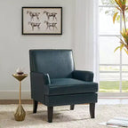 Fauteuil d'appoint rembourré en bois celadon | ART OF LIVING DESIGNS