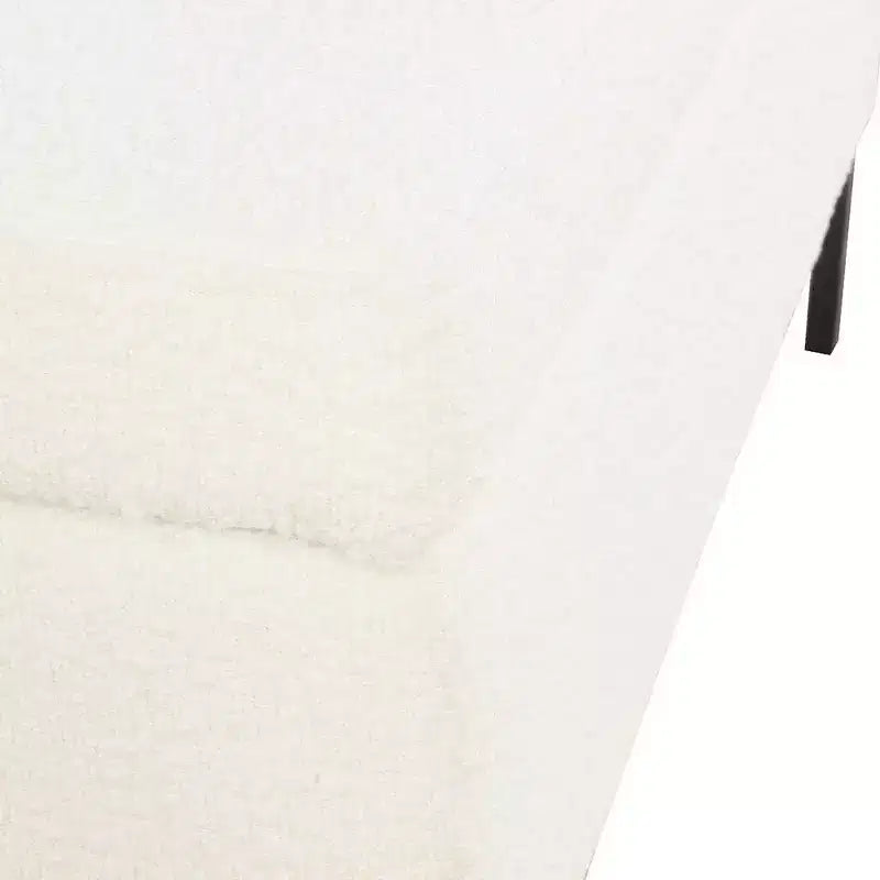 Banc de rangement moyen avec pieds en métal - HomePop