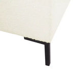 Banc de rangement moyen avec pieds en métal - HomePop