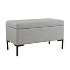 Banc de rangement moyen avec pieds en métal - HomePop