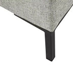Banc de rangement moyen avec pieds en métal - HomePop