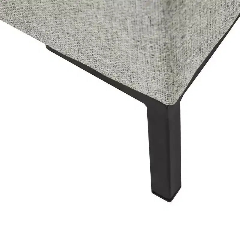 Banc de rangement moyen avec pieds en métal - HomePop