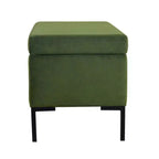 Banc de rangement moyen avec pieds en métal - HomePop