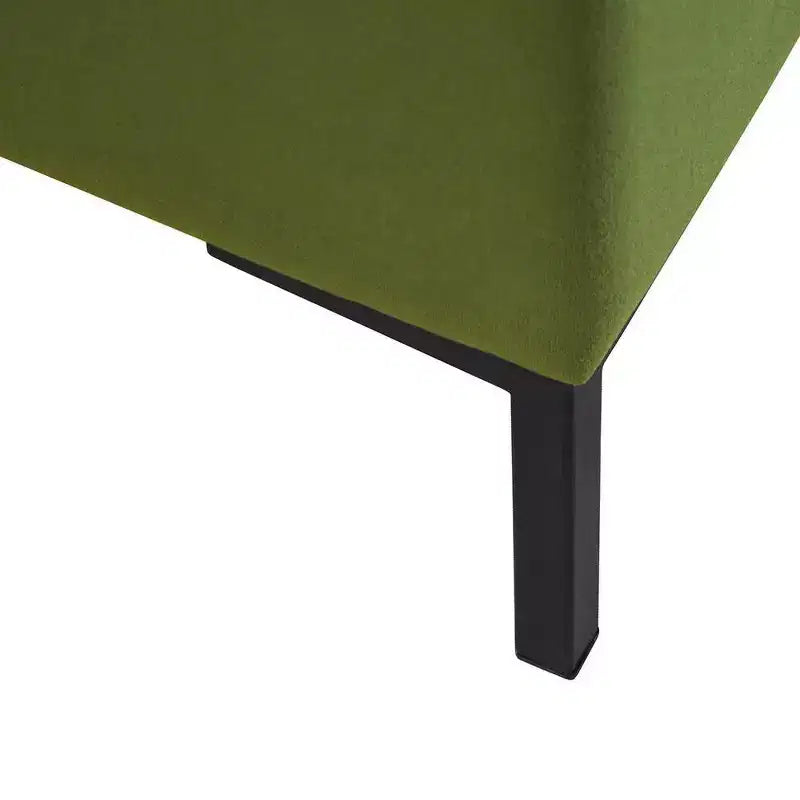 Banc de rangement moyen avec pieds en métal - HomePop