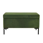 Banc de rangement moyen avec pieds en métal - HomePop