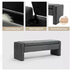 Banc de rangement capitonné moderne Rebeca | ART OF LIVING DESIGN