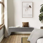 Banc de rangement capitonné moderne Rebeca | ART OF LIVING DESIGN