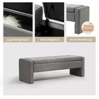Banc de rangement capitonné moderne Rebeca | ART OF LIVING DESIGN