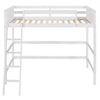 Lit superposé en bois double avec échelle, cadre de lit en bois, pas besoin de sommier tapissier - ModernLuxe