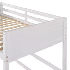 Lit superposé en bois double avec échelle, cadre de lit en bois, pas besoin de sommier tapissier - ModernLuxe