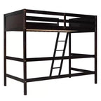 Lit superposé en bois double avec échelle, cadre de lit en bois, pas besoin de sommier tapissier - ModernLuxe